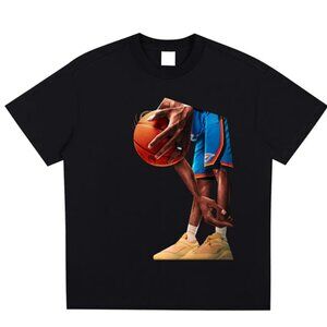 Shai Gilgeous-Alexander Graphic T-Shirt - Black Basketball Streetwear Tee